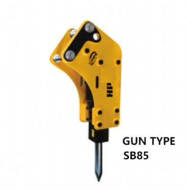 適用可能な銃型 岩石掘削機 水力分解機 合金鋼 SB 85 掘削機SANY,XCMG,LONKING,DOOSANのために7-14トン