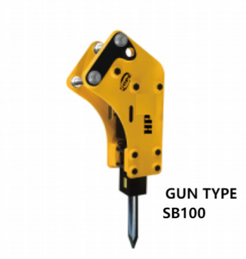 適用可能な銃型 岩石掘削機 水力破裂機 合金鋼 SB 100 10-15 トン 掘削機 SANY,XCMG,LIUGONG
